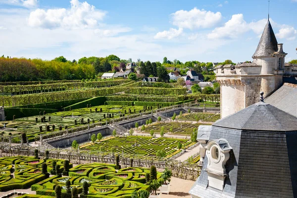 Zamek i ogrody Villandry — Zdjęcie stockowe