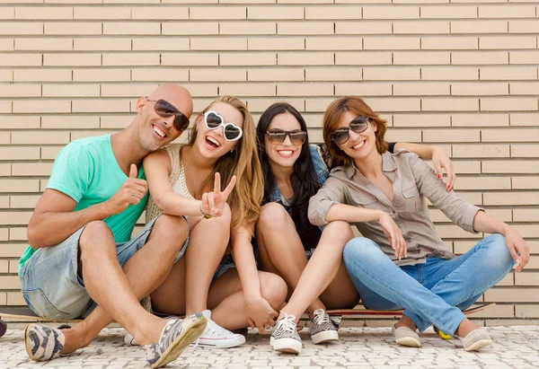 Group of Happy friends Stock Picture