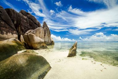Anse kaynak d'Argent beach