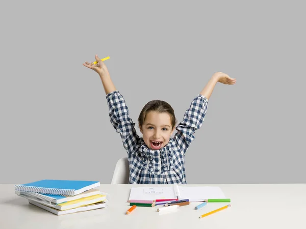 Happy little girl — Stock Photo, Image