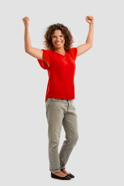 Happy mature woman — Stock Photo, Image