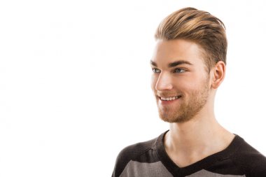 Yakışıklı genç adam.