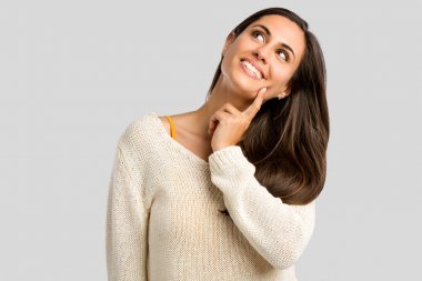 Düşünme Beasutiful kadın