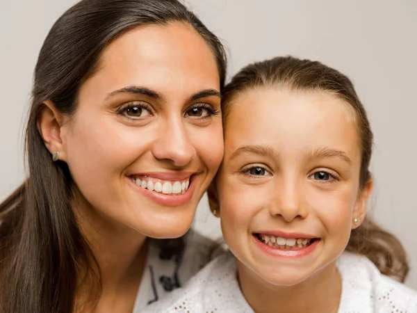 Mother and Daughter smiling — Stock Photo, Image