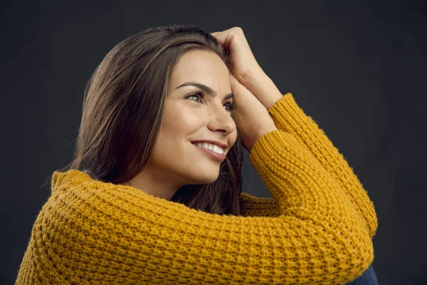 Geluk is een gemoedstoestand — Stockfoto