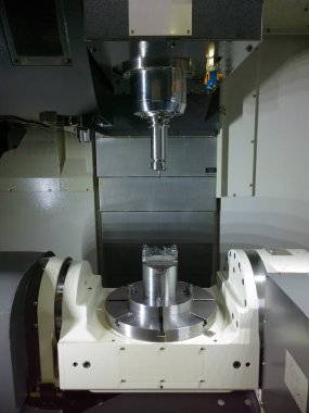 Beş eksenli Bilgisayar Sayısal Kontrol Cnc makinesi hisse değişimini bekliyor