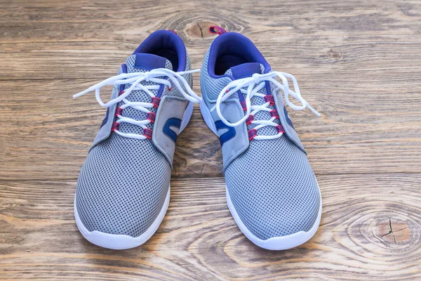 Summer shoes on wood — Stock Photo, Image