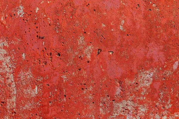 Однокольорова помаранчева пофарбована плоска бетонна поверхня крупним планом текстура — стокове фото