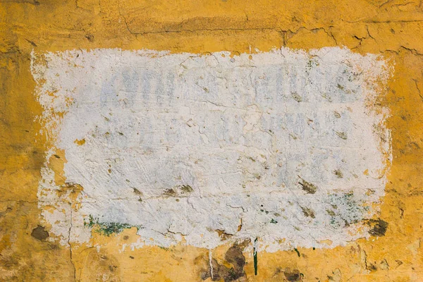 Yellow wall with mold background