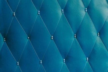 Sovyet klasik dermantin ön kapısı, misina ve çivi pankartı - tam çerçeve arkaplan ve doku