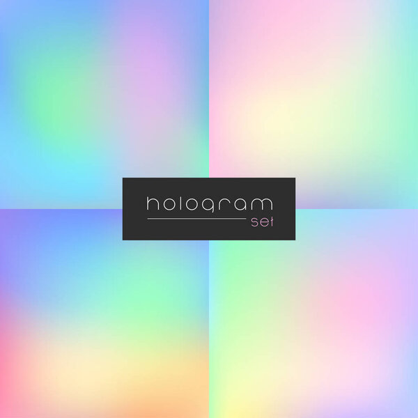 Holographic gradient set 