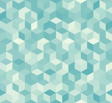 Altıgen mavi seamless modeli