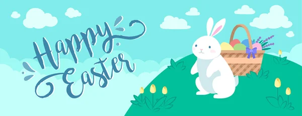 Bonne bannière de Pâques — Image vectorielle