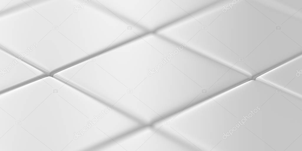 White tiles background