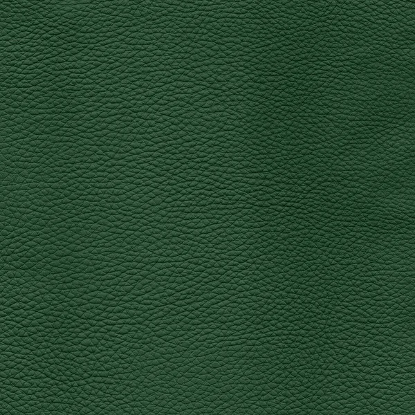 濃い緑色の詳細な背景質感の革 — ストック写真