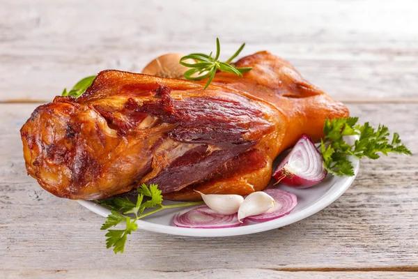 Smoked pork trotter — Stock Photo, Image