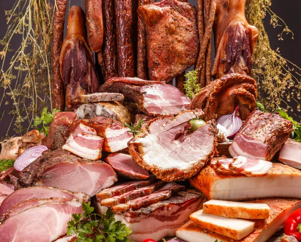 Mięso wieprzowe wędzone Zdjęcia Stockowe bez tantiem
