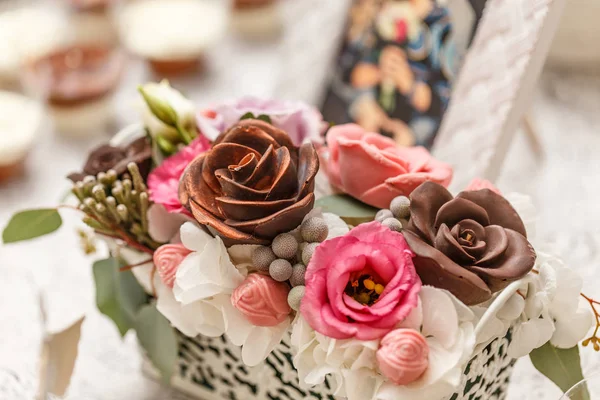 Delicious wedding candy bar — Stock Photo, Image