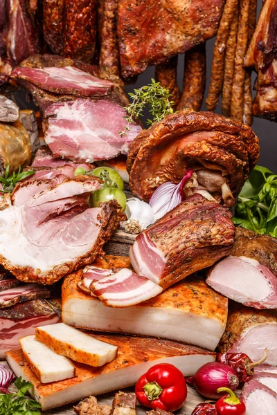 Smoked pork meat Stock Image