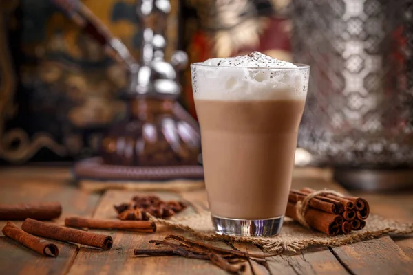 Delicioso chai latte — Fotografia de Stock