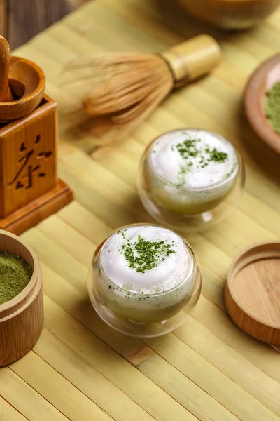 Thé vert matcha latte — Photo