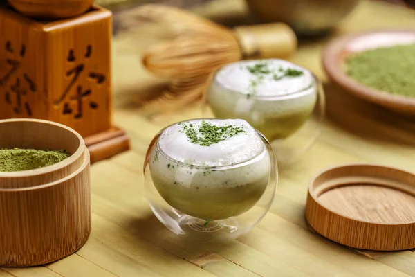 Thé vert matcha latte — Photo