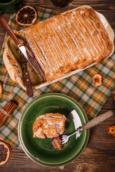 Budincă de pâine dulce — Fotografie, imagine de stoc