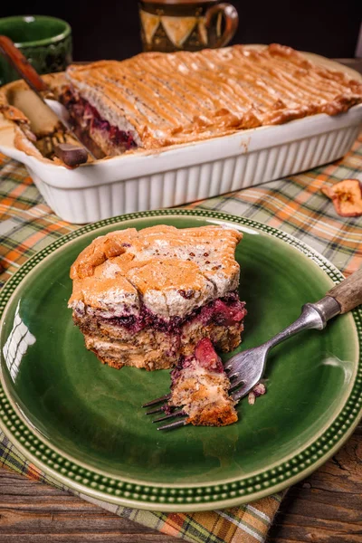 English bread pudding — Stock Photo, Image