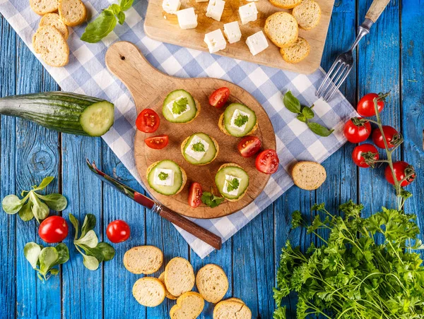 Party mini snacks — Stock Photo, Image