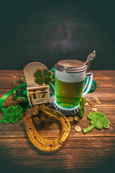Csendélet, a St. Patrick's Day — Stock Fotó