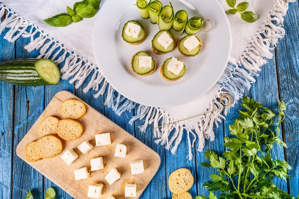Healthy finger foods — Stock Photo, Image
