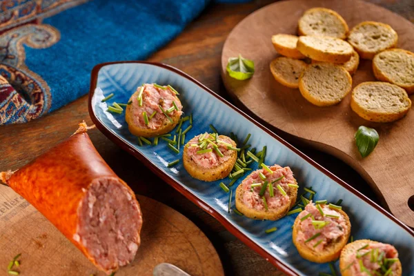 Sandwich con paté — Foto de Stock