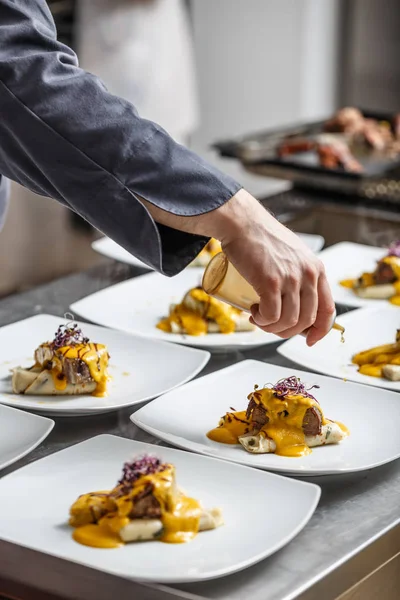 Carne de vacuno recién chapada — Foto de Stock