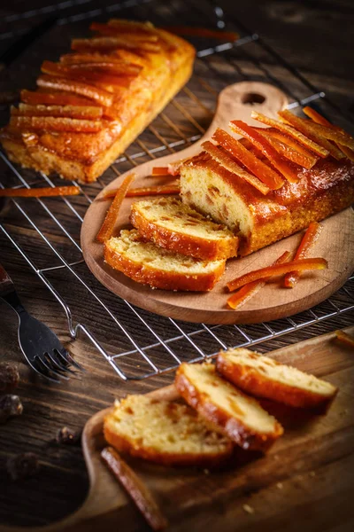 Läcker frukt limpor bröd — Stockfoto