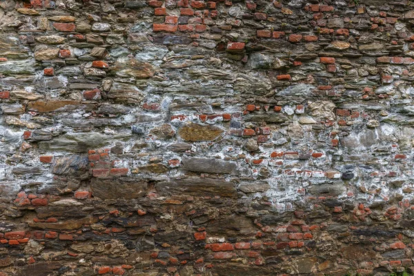 Textura de pared de ladrillo y piedra — Foto de Stock