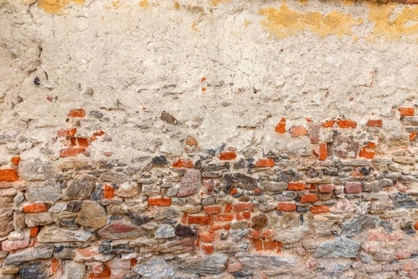 Textura de parede de tijolo e pedra — Fotografia de Stock