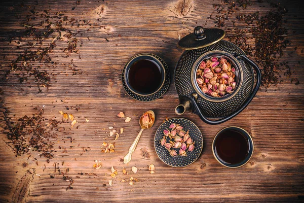 Demir Asya tarzı teapo — Stok fotoğraf