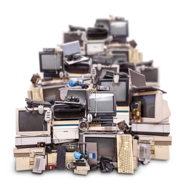 Electronic waste ready for recycling — Stock Photo, Image