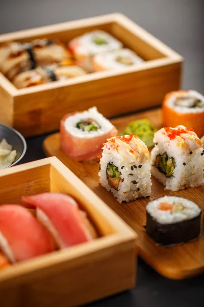 A különféle sushi — Stock Fotó