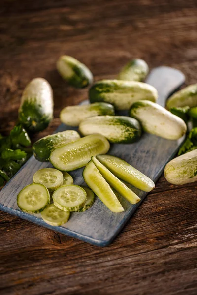 Organik mini salatalık — Stok fotoğraf