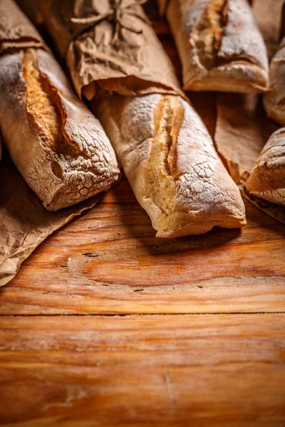 Хлебные багеты Франции — стоковое фото