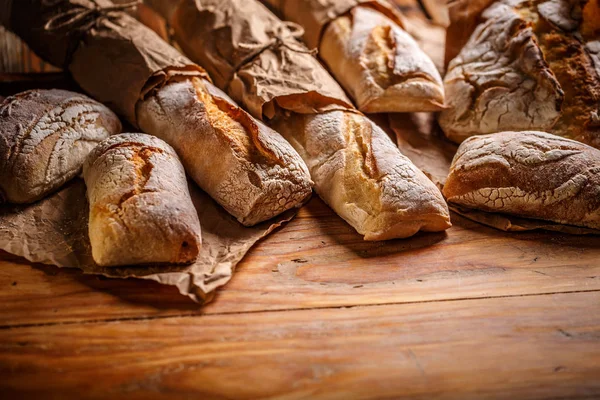 Composizione con pane — Foto Stock