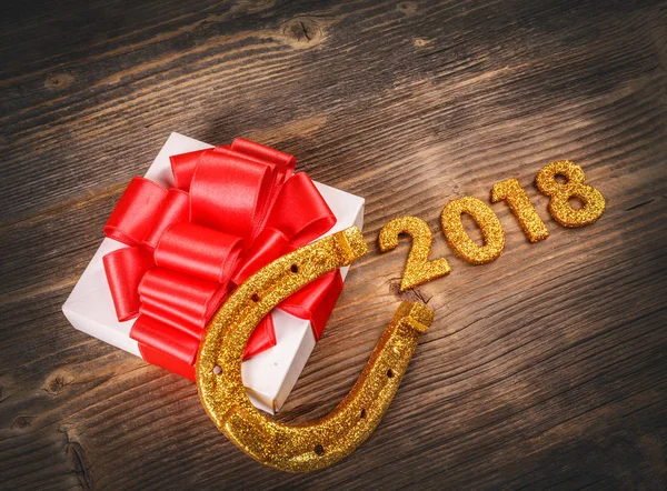 2018-ban új év koncepció — Stock Fotó