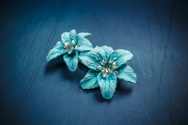 Mavi mücevher çiçekler — Stok fotoğraf