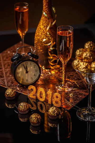 Véspera de Ano Novo 2018 — Fotografia de Stock