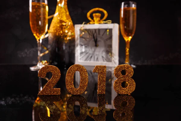 2018 New Year's Eve — Stock Photo, Image