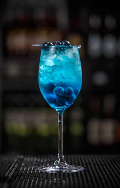 Blauwe lagune cocktail — Stockfoto