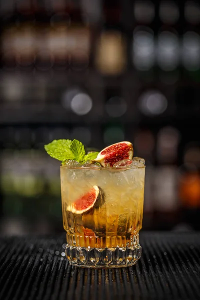 Cocktail met vijgen — Stockfoto