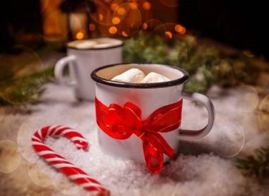 Sıcak kakao fincan emaye