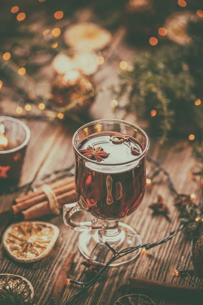 Bebida tradicional em férias de inverno . — Fotografia de Stock